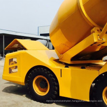 3 Cubic Meter Diesel Mobile Self-Loading Cement Mixing Truck for Sale